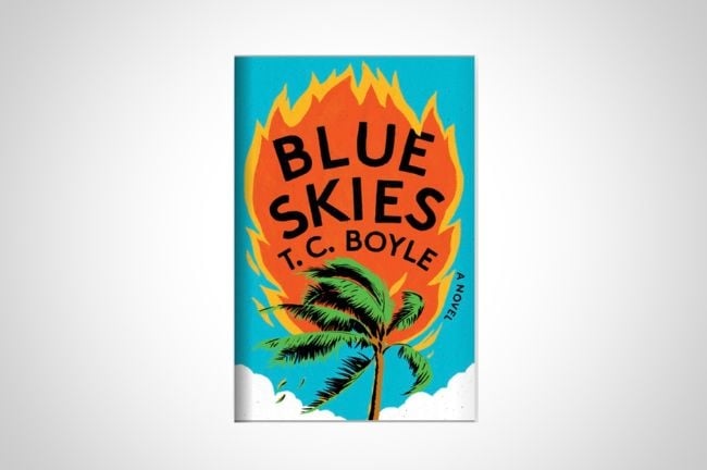 The cover of Blue Skies by T. C. Boyle.